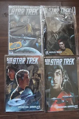 Buy IDW Star Trek Hits 1 4 5 6 - 4 Comic Set Lot Rare NM 9.0 Film Photo Covers Hot • 9.99£