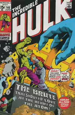 Buy Incredible Hulk, The #140 (2nd) FN; Marvel | Harlan Ellison - We Combine Shippin • 32.77£