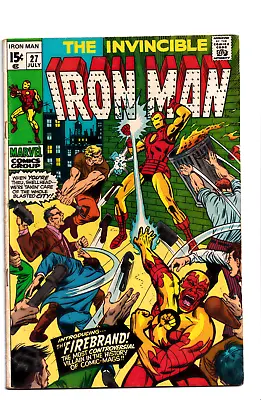 Buy Iron Man #27 1970 Marvel Comics 1st App. Firebrand • 33.40£