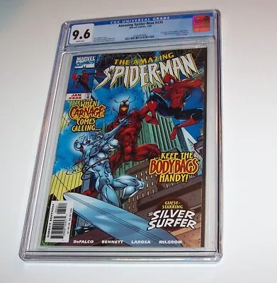 Buy Amazing Spiderman #430 - Marvel 1998 Modern Age - CGC NM+ 9.6 - Carnage & Surfer • 99.94£