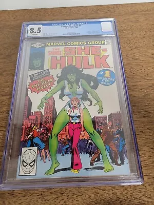 Buy Savage She-Hulk #1 CGC 8.5 1st Appearance And Origin She Hulk Marvel  • 78.06£