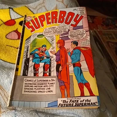 Buy Superboy #120 DC Comics April, 1965 The Fate Of The Future Superman! Silver Age! • 14.03£