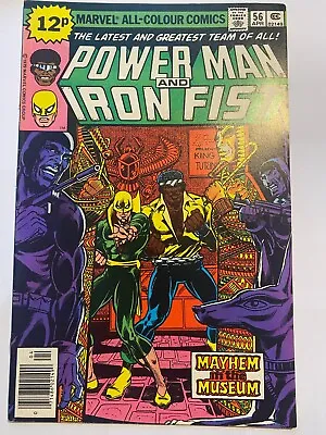 Buy POWER MAN AND IRON FIST #56 Luke Cage UK Price Marvel Comics 1979 VF/NM • 2.95£