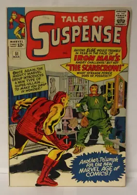 Buy Tales Of Suspense #51 (Marvel Comics, March 1963) 1st Appearance Of Scarecrow • 98.91£