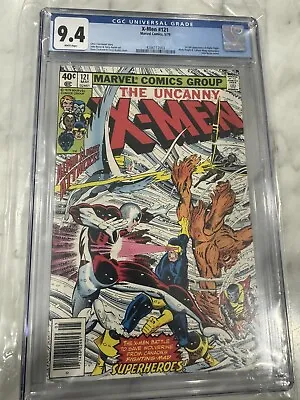Buy UNCANNY X-MEN 121 CGC 9.4 White Pages  FULL  APPEARANCE  ALPHA FLIGHT Newsstand • 315.45£