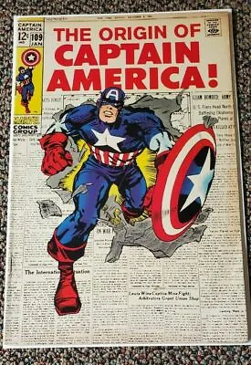 Buy Captain America #109, FN+ 6.5, Origin Of Captain America • 112.73£