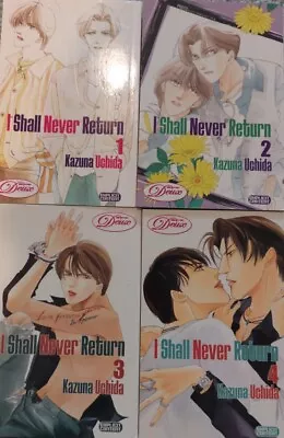 Buy I Shall Never Return Volume 1 - 4 By Kazune Uchida Yaoi Manga In English • 35£