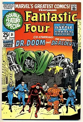 Buy MARVEL'S GREATEST COMICS #31 VF/NM, Giant, Fantastic Four, Marvel Comics 1971 • 47.44£