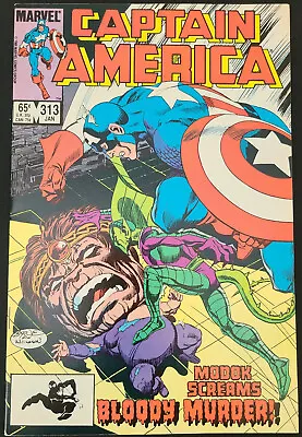 Buy Marvel CAPTAIN AMERICA #313 Direct (Jan 1986) Mark Gruenwald Paul Neary J. Byrne • 12.06£