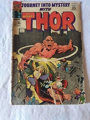 Buy Journey Into Mystery With The Mighty Thor #121 Oct 1965 UK Priced Cover 10d • 100£