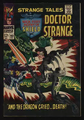 Buy Strange Tales #163 VG+ 4.5 W Pgs Doctor Nick Fury SHIELD Steranko Marvel • 19.99£