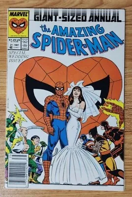 Buy Amazing Spider-Man Annual #21) Newsstand Spider-Man Cover - High Grade 🔥🔥 • 19.79£