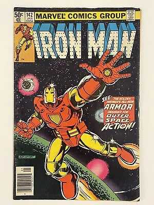 Buy Iron Man #142, 1981 Bronze Age, Marvel Comics Group Comic Book • 10£