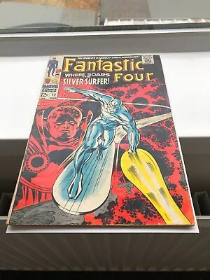 Buy Fantastic Four 72 (1968) Silver Surfer & Watcher App. Jack Kirby Art, Cents • 74.99£