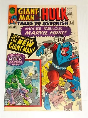 Buy Tales To Astonish #65 Fn+ (6.5) March 1965 Hulk Marvel Comics ** • 49.99£