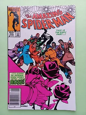 Buy Amazing Spider-Man #253 Newstand *1st App Of The Rose* Marvel Comics VF 1984 • 5.51£