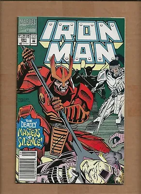 Buy Iron Man #281 Newsstand Upc Code  1st Cameo Appearance War Machine Marvel • 11.99£
