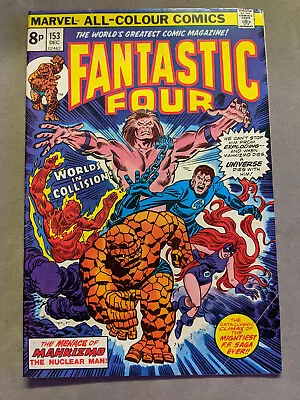 Buy Fantastic Four #153, Marvel Comics, 1974, FREE UK POSTAGE • 6.99£