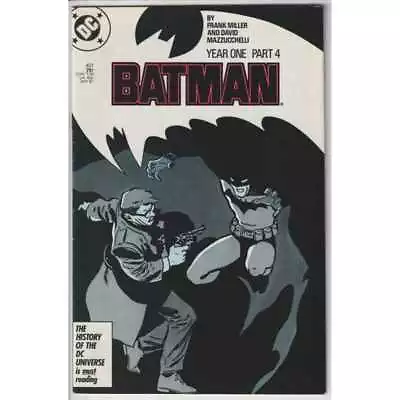 Buy Batman #407 Miller & Mazzuchelli Year One Part 4 (1987) • 18.89£