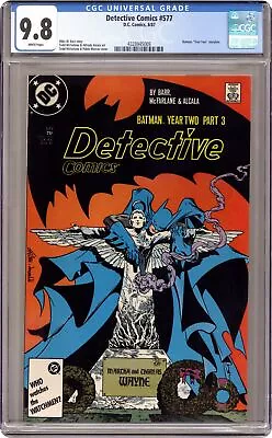 Buy Detective Comics #577 CGC 9.8 1987 4328945009 • 106.87£