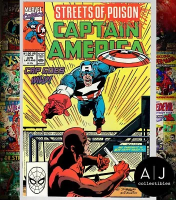 Buy Captain America #375 NM 9.4 1990 • 8.44£