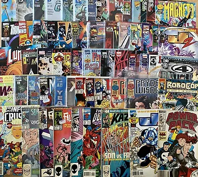 Buy Box Of 100x Marvel Comics Huge Bundle/Job Lot Inc Avengers, X-Men, FF • 75£