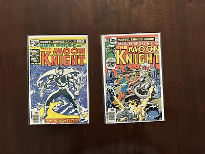 Buy Marvel Spotlight #28,29 1976 Moon Knight Bronze Age Lot Of 2 • 160.86£