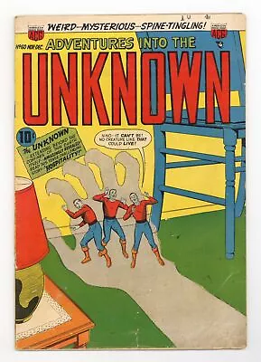 Buy Adventures Into The Unknown #60 GD/VG 3.0 1954 • 22.39£