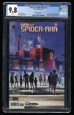 Buy W.E.B. Of Spider-Man (2021) #1 CGC NM/M 9.8 White Pages Matuszak Variant • 42.58£