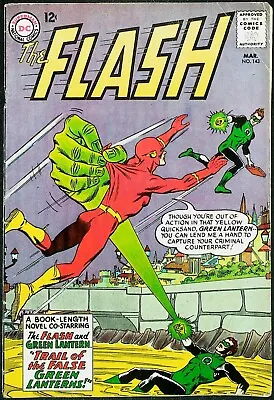 Buy The Flash #143 Vol 1 (1964) KEY *1st App Of T.O. Morrow* - Centerfold Detached • 16.09£