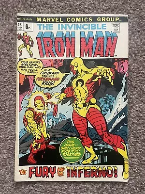 Buy The Invincible Iron Man #48 Bronze Age (1972) Marvel Comic • 0.99£