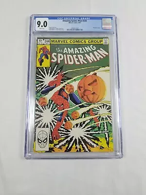 Buy Amazing Spider-man 244 - Hobgoblin 3rd Appearance CGC 9.0 Cameo Of Lefty Donovan • 54.84£