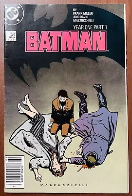 Buy Batman #404 Year One Part 1, NM Newsstand KEY 1st Holly Robinson/Carmine Falcone • 24.10£