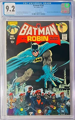 Buy 1971 Batman 230 CGC 9.2 Superman Cameo In Robin Backup Story • 333.77£