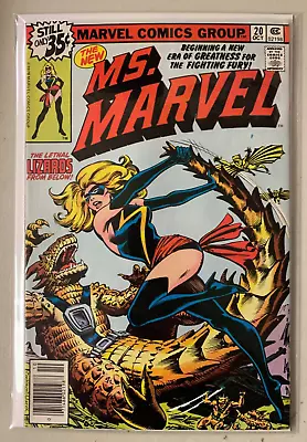 Buy Ms. Marvel #20 Newsstand Marvel 1st Series (8.0 VF) (1978) • 27.71£