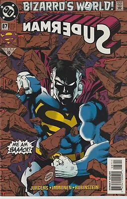 Buy Dc Comics Superman #87 (1994) 1st Print F • 2£