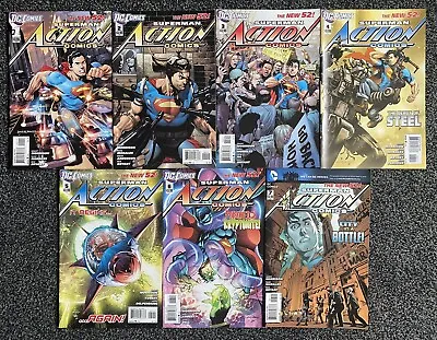 Buy Action Comics (New 52) #1-7 DC Comics 2011 • 10£