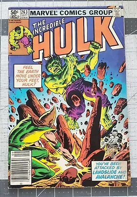 Buy The Incredible Hulk #263 (Marvel, 1981) Avalanche And Landslide Appearances VG • 1.57£