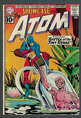 Buy Dc Comics Showcase 34 1st Atom SA Origin Justice League 5.5 FN- 1961 • 629.99£