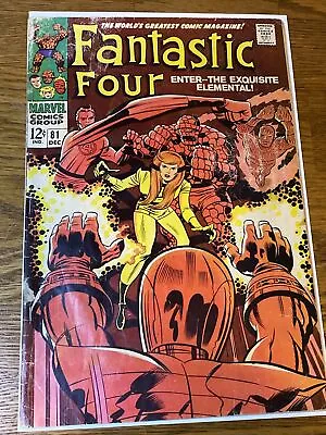 Buy Fantastic Four 81 GD 2.5 - 1968 Stan Lee/Jack Kirby - Silver Age Marvel • 7.90£