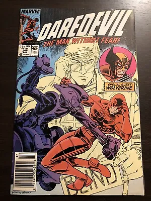 Buy Daredevil 248 Comic Book Nocenti Leonardi Special Appearance Of Wolverine NM • 7.94£