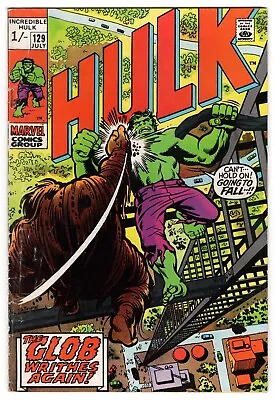 Buy Incredible Hulk Vol 1 No 129 Jul 1970 (FN+) (6.5), Bronze Age • 24.99£