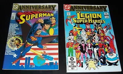 Buy Lot/2, ,DC ANNIVERSARY ISSUES Superman # 400 + Legion Of SH # 300  VFNM 9.0, New • 15.72£