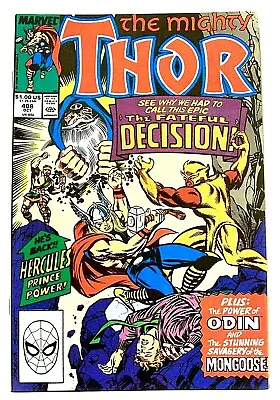Buy  THE MIGHTY THOR  Issue # 408 (Oct 1989, Marvel Comics) F. HERCULES, MONGOOSE • 2.39£
