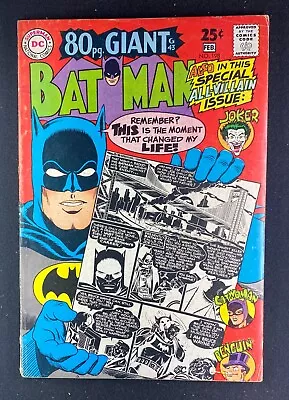 Buy Batman (1940) #198 VG/FN (5.0) Bob Kane Art 80pg Giant (G-43) Joker • 32.12£