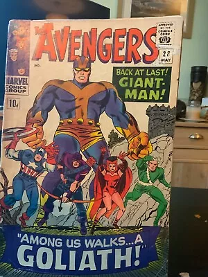 Buy The Avengers #28 - Marvel Comics - 1966 • 20£