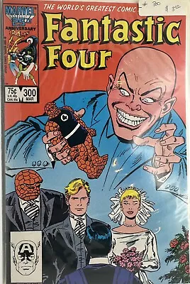 Buy Fantastic Four #300 1987 Marvel Comics Marraige Of Johnny Storm & Alicia Masters • 2.40£