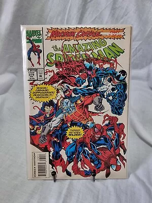 Buy The Amazing Spider-Man #379 Maximum Carnage Part 7 Of 14 Venom Marvel Comics • 9.99£