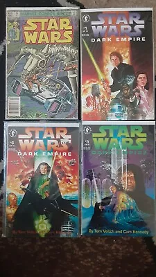Buy Star Wars Comics Dark Horse Dark Empire #1, #5, #6 + Marvel Edition #69 & #100 • 39.96£