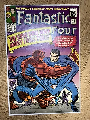 Buy Fantastic Four #42 (1965) Frightful Four Appearance! Silver Age, Marvel VG+ • 40£
